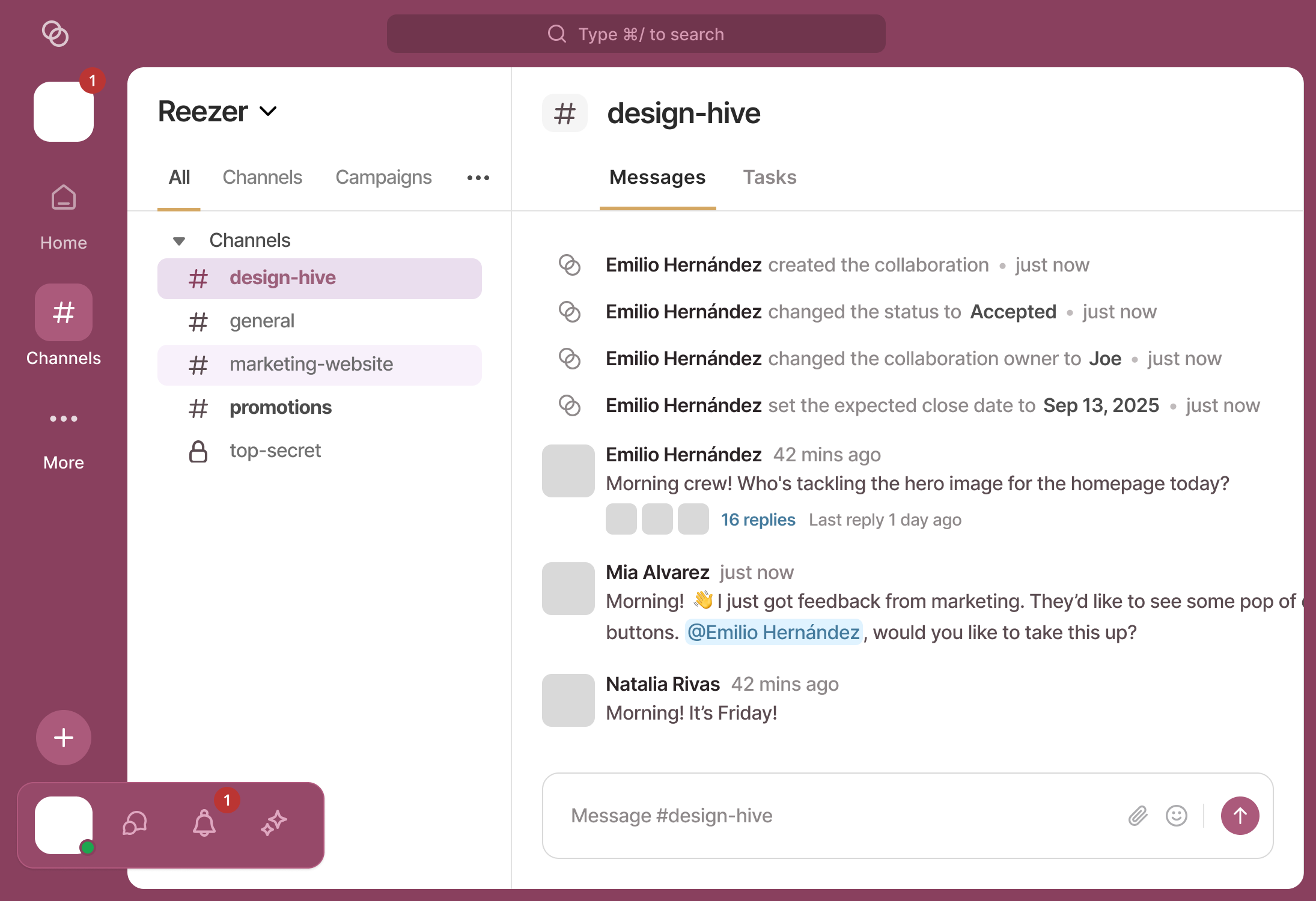 Channels for every project