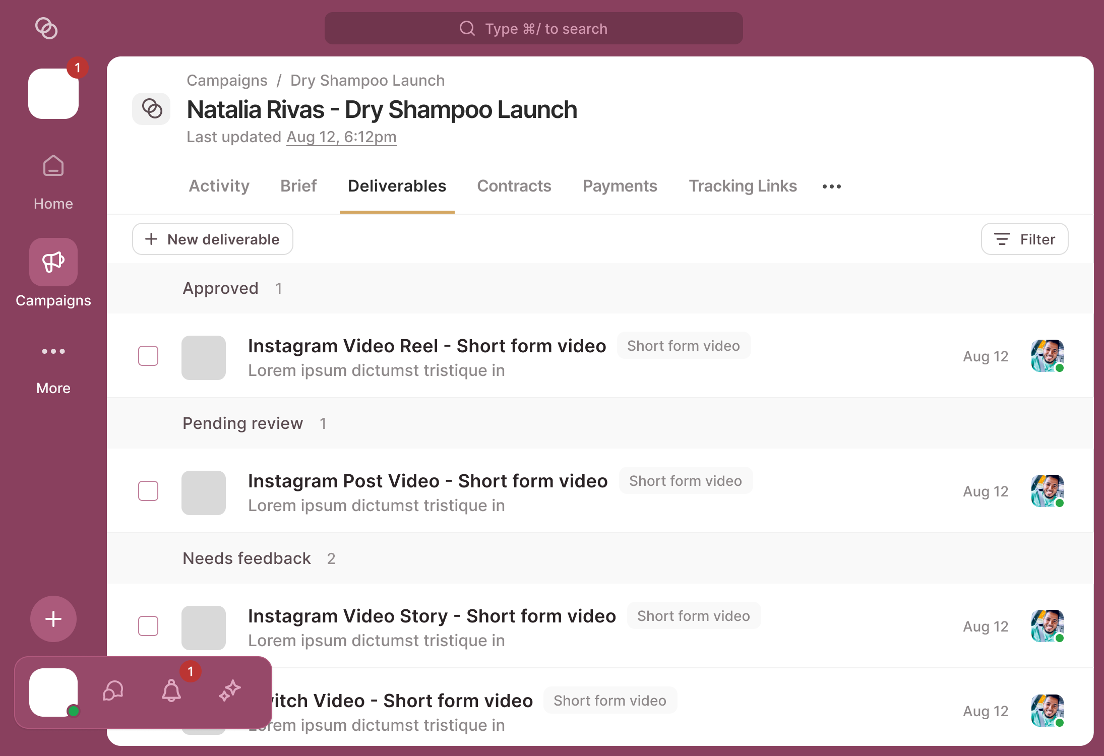 Instant messaging and file sharing